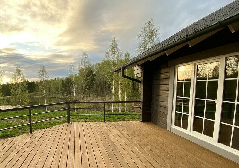 Терраса. Баня | Бобровое, Томская область