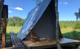 Двухместный глэмп, Глэмпинг на Озерах, Богородский район