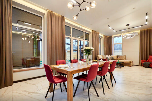 Резиденция 13-местная с 5-ю спальнями