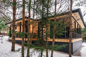 Дом 6-мест.3 комн.в лесу, Загородный клуб Green Club Family, Чеховский