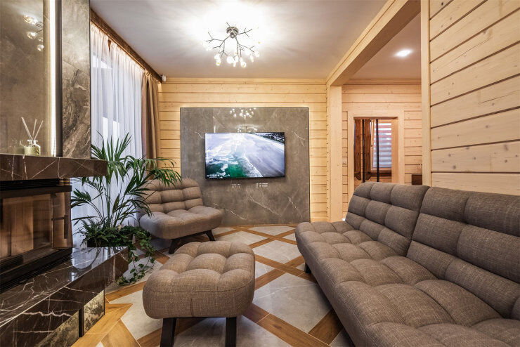 Шале 7-местный 6-комнтаный De Lux