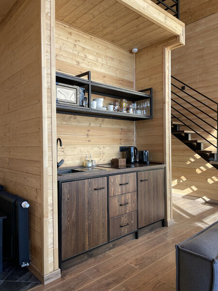 Дом 4-местный (в стиле барнхаус)