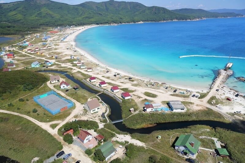 База отдыха Триозерье Восточного порта, Приморский край, Бухта Триозерье Находинский городской округ