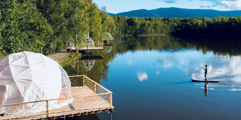 Глэмпинг Шале на воде, Хабаровский край, Хабаровск 