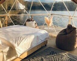 Глемпинг 2 местный Шатер, Глэмпинг Шале на воде, Хабаровск