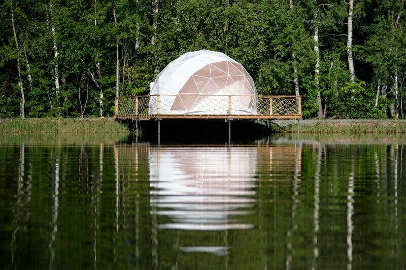 Глэмпинг | Шале на воде, Хабаровский край