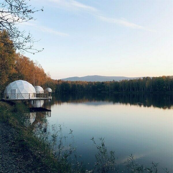 Глэмпинг | Шале на воде, Хабаровский край