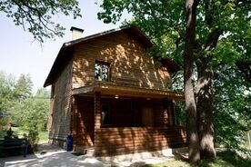 Охотничий домик, База отдыха Заячьи ушки, Воскресенский район