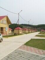 4-х местные древянные домики из бруса, База отдыха Песочница, Фокино