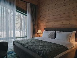 Люкс 2-местный с 2 спальнями, Туристический комплекс Grand Chalet Altay, Бирюзовая Катунь