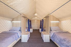 Сафари-тент «Атмосфера», место в 6-ти-местном номере, Глэмпинг O2kislorod, село Эльтюбю
