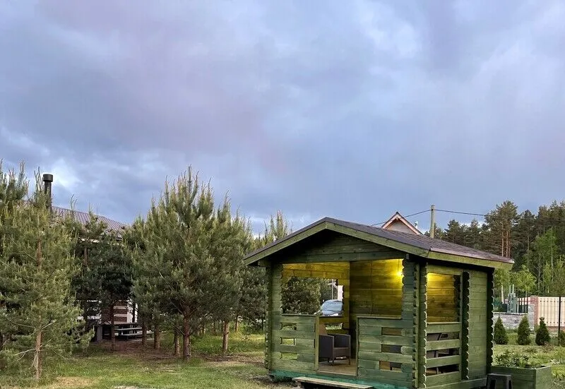 с камином и сауной у озера, Ленинградская область: фото 5