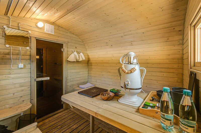 Баня на понтоне