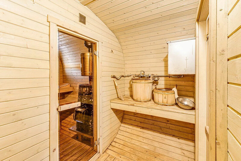 Баня на понтоне