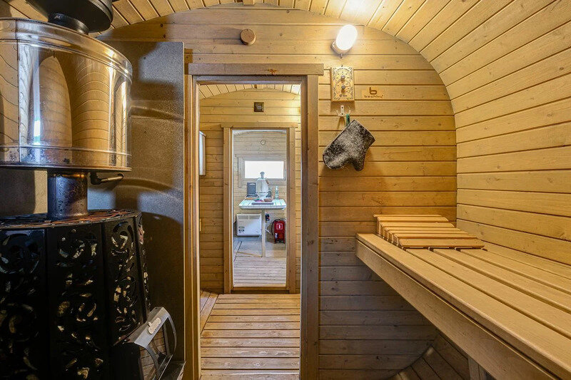 Баня на понтоне