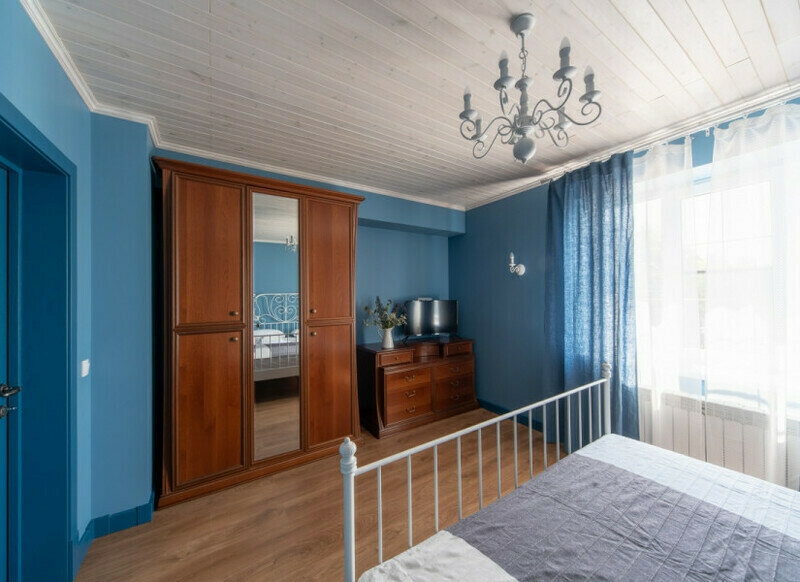 Эконом Семейный 2-местный 1-комнатный (Голубой)