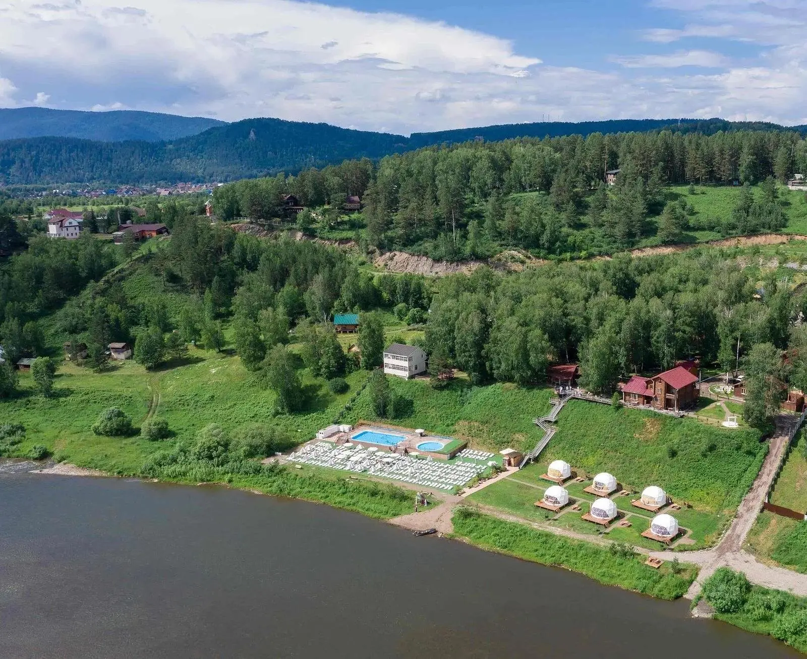 База отдыха Манская петля, Дивногорск, Красноярский край