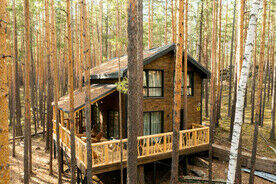 Коттедж №9 с четырьмя спальнями, Глэмпинг Мысли, Миасс