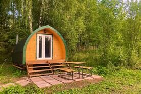 Дом 4-мест. Семейный(студия), Туристическая деревня Поляна, Чусовой