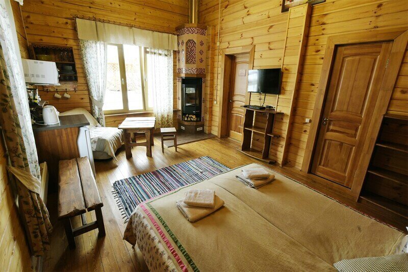 Коттедж 2-местный №6 (Дуплекс с камином)