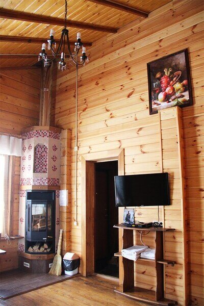 Коттедж 2-местный №6 (Дуплекс с камином)