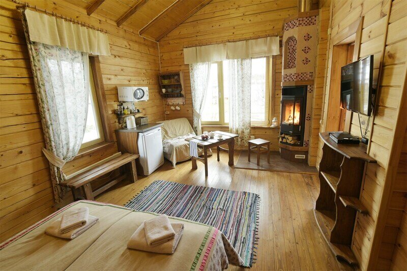 Коттедж 2-местный №6 (Дуплекс с камином)