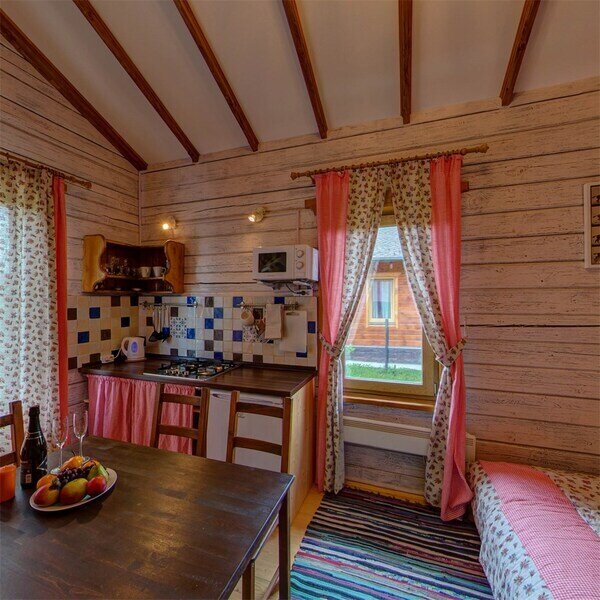 Коттедж 4-местный №5 (Дуплекс с камином)