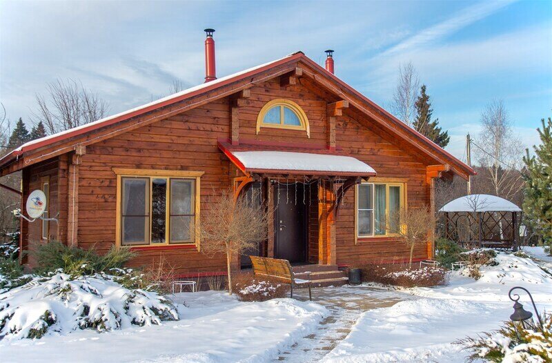 Коттедж 4-местный №5 (Дуплекс с камином)