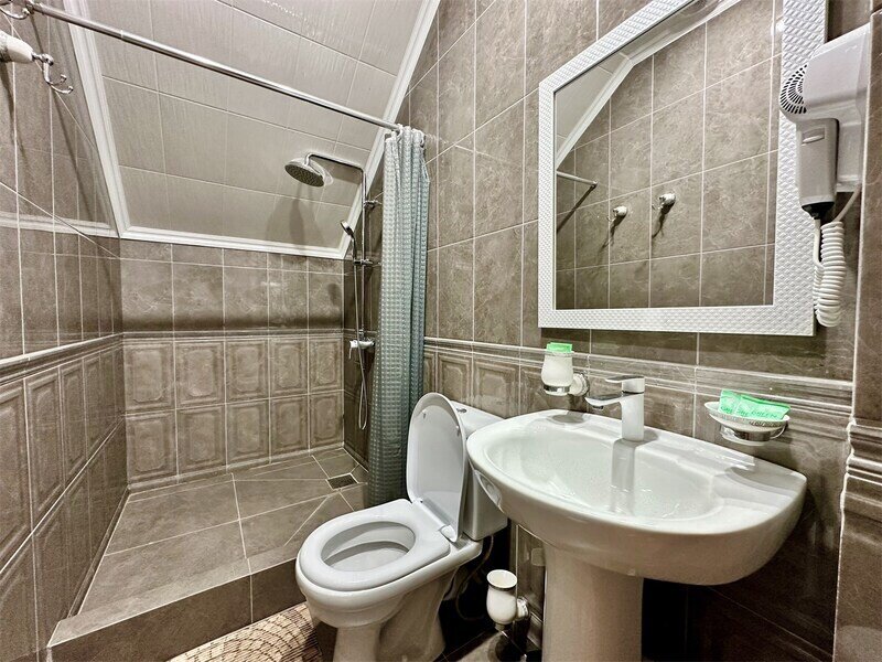 Стандартный 2-местный 1-комнатный (мансарда)