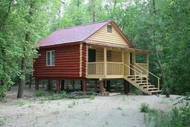 Сруб №6 (4-х местный), База отдыха Левбердон, хутор Вертячий