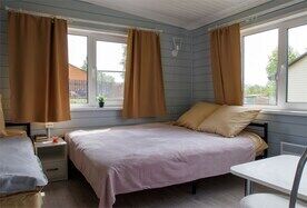 Номер 2 + 1 (двуспальная + односпальная кровать), База отдыха Новинка, Олонецкий район