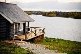 Коттедж 2-местный, Гостевая деревня Ежезеро, Вытегорский