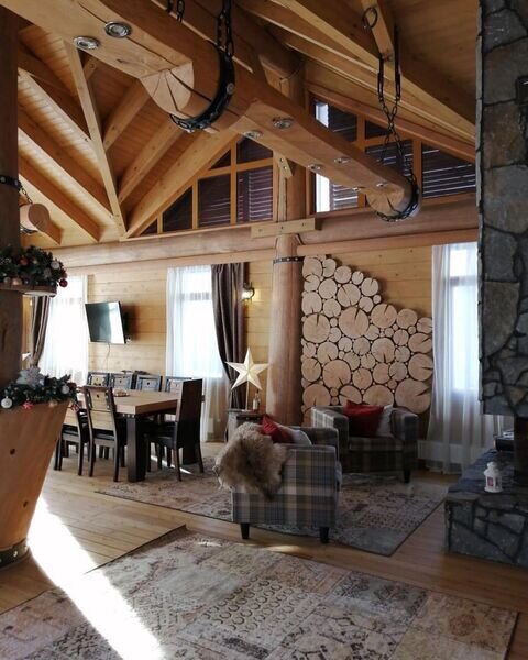 Шале 10-местное 2-этажное