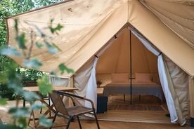 Глемпинг Белл-тент, Глэмпинг River glamp, Золотаревка