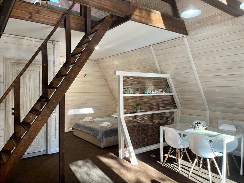 Коттедж А-фрейм А1 4-местный (52 кв.м.)