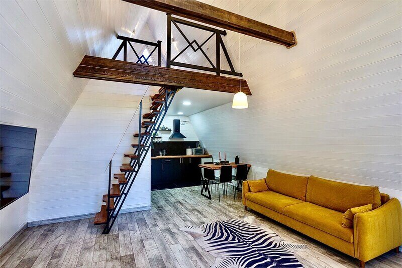 Коттедж А-фрейм А2 4-местный (72 кв.м.)