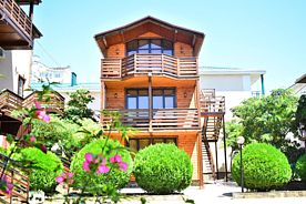 2+1 местный номер Евро стандарт студия (деревянный коттедж), База отдыха Афалина, Анапа