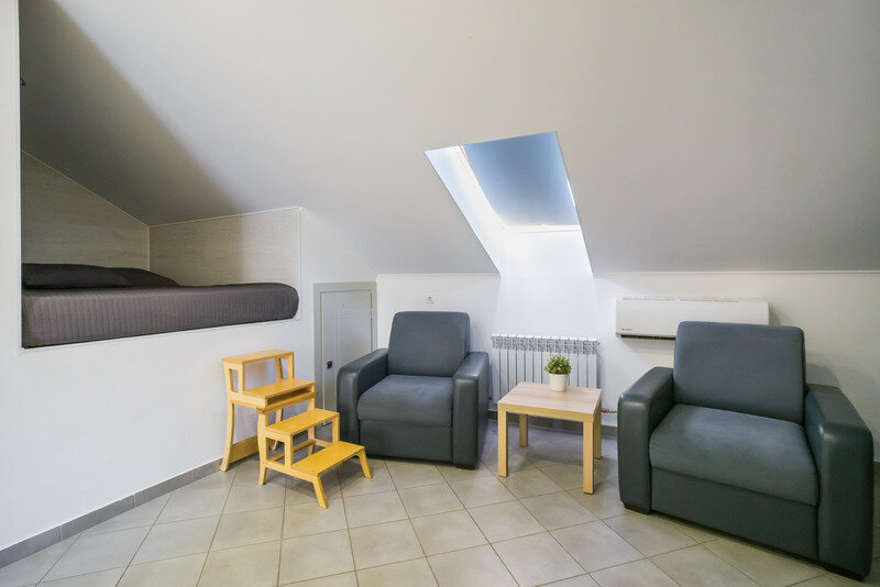 Апартаменты 4-местный 2-комнатный (с кухней, мансарда)