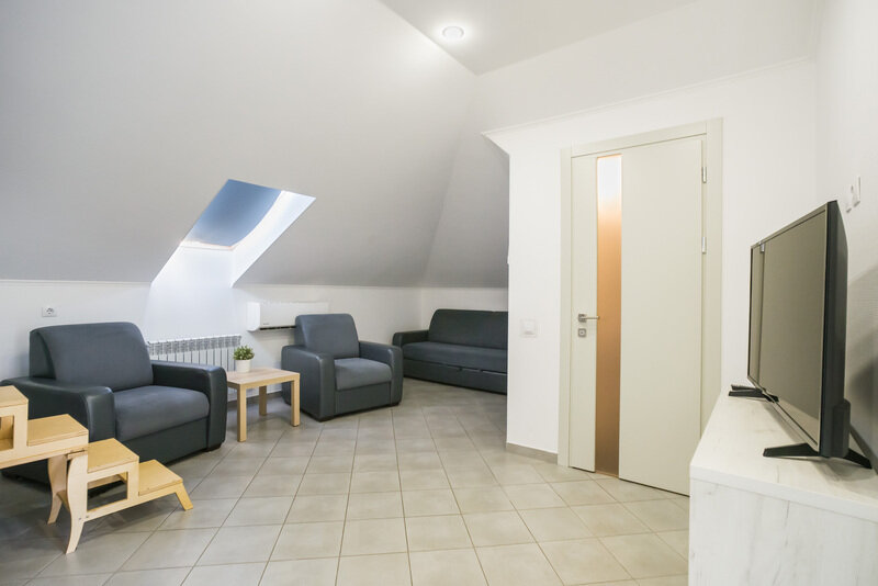 Апартаменты 4-местный 2-комнатный (с кухней, мансарда)