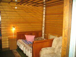 Двухместный номер с удобствами, База отдыха На берегу, деревня Красновидово