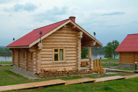 Дом с камином, База отдыха Кордон Донаурово, поселок Донаурово