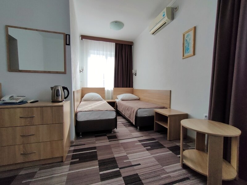 Стандартный 2-местный 1-комнатный (без балкона, корпус № 1)