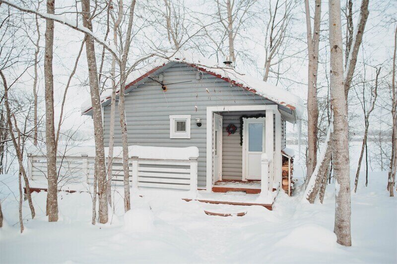 Коттедж 2-местный (с камином)