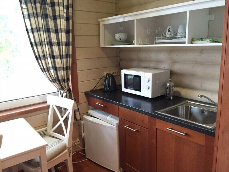 Коттедж 2-местный (с камином)