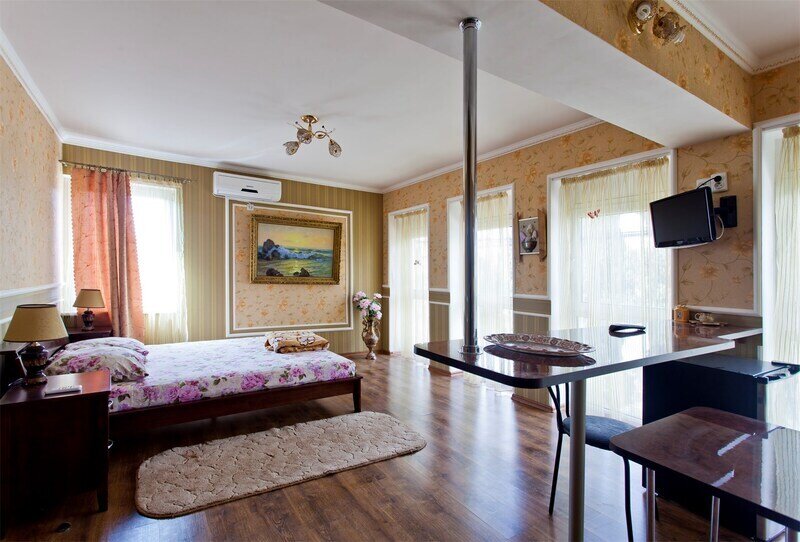 Полулюкс 4-местный 1-комнатный