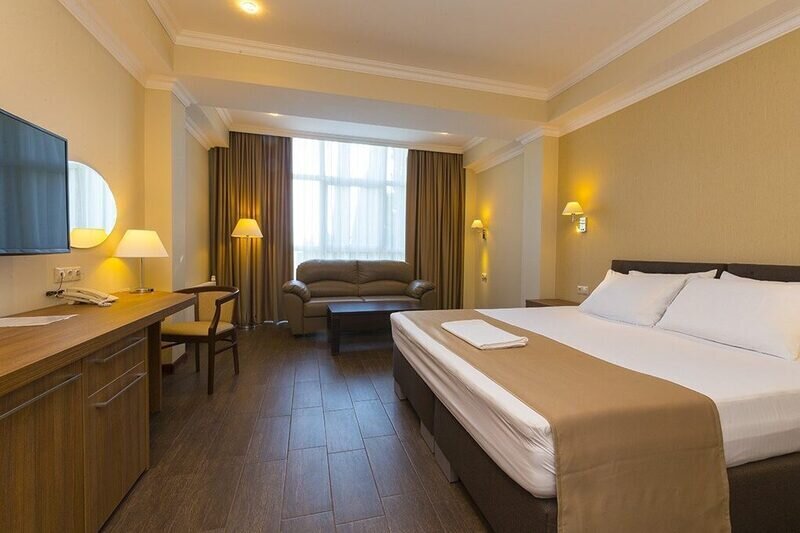 Студио 2-местный 1-комнатный (без балкона, корпус №1)