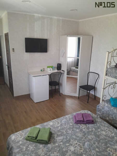 Семейный 4-местный 1-комнатный