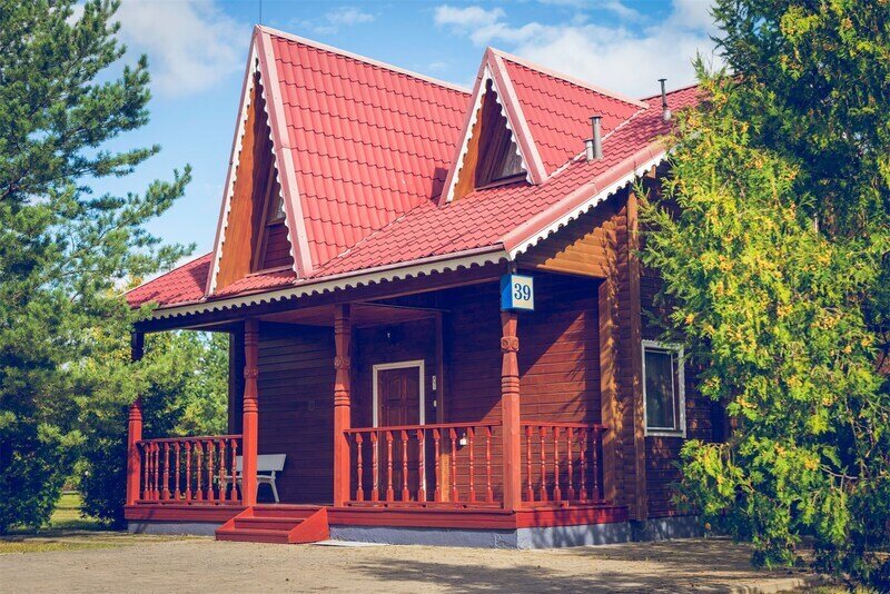 Коттедж 6-местный (с камином)