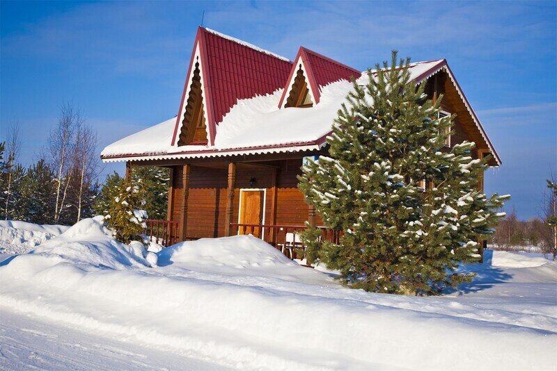 Коттедж 6-местный (с камином)