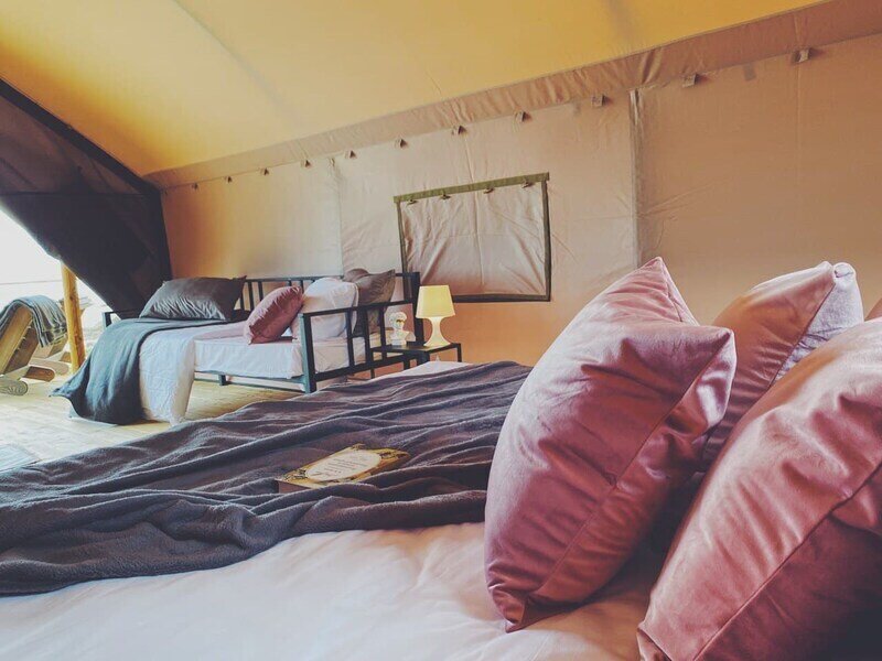 Глемпинг Люкс 3-местный (Сафари-Тент с видом на залив)